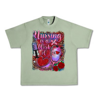 Oil Green nursing is a work of heart Urban Heavy Tee - RanaPortraitStore