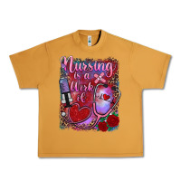 Peanut Butter nursing is a work of heart Urban Heavy Tee - RanaPortraitStore