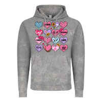 Cloud Rock valentines candy hearts Vintage Hoodie - MaliasSmallBusiness