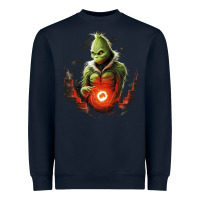 Navy Grinch Heavyweight Sweatshirt - Unal Design