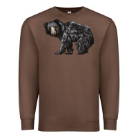 Chestnut Sloth Bear Premium Sweatshirt - LillyAllenDesigns