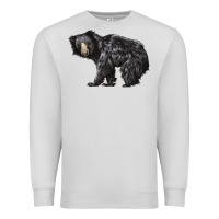 Dove Grey Sloth Bear Premium Sweatshirt - LillyAllenDesigns