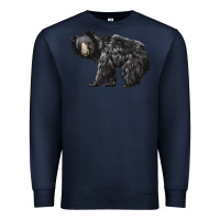 Navy Sloth Bear Premium Sweatshirt - LillyAllenDesigns