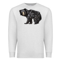 Oatmeal Heather Sloth Bear Premium Sweatshirt - LillyAllenDesigns