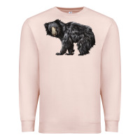 Pale Pink Sloth Bear Premium Sweatshirt - LillyAllenDesigns