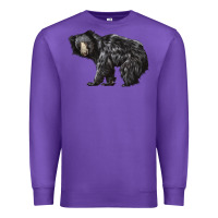 Purple Sloth Bear Premium Sweatshirt - LillyAllenDesigns