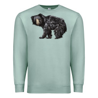 Seafoam Sloth Bear Premium Sweatshirt - LillyAllenDesigns