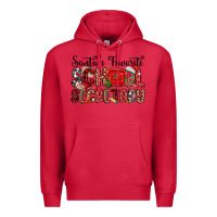 Cardinal santa s favorite coffee school secretary Premium Hoodie - MaliasSmallBusiness