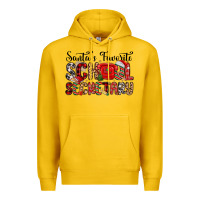 Lemon santa s favorite coffee school secretary Premium Hoodie - MaliasSmallBusiness