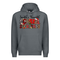 Rock santa s favorite coffee school secretary Premium Hoodie - MaliasSmallBusiness
