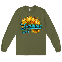 Army Green sunshine Long Sleeve Tee - HRA Design Shop