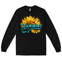 Black sunshine Long Sleeve Tee - HRA Design Shop