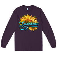 Plum sunshine Long Sleeve Tee - HRA Design Shop