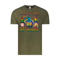 Vintage Olive pride gnomies Vintage Tee - texasbilliewilder