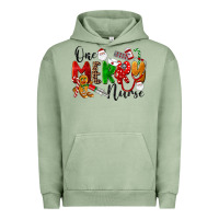 Pigment Oil Green One Merry Nurse Urban Hoodie - LillyAllenDesigns