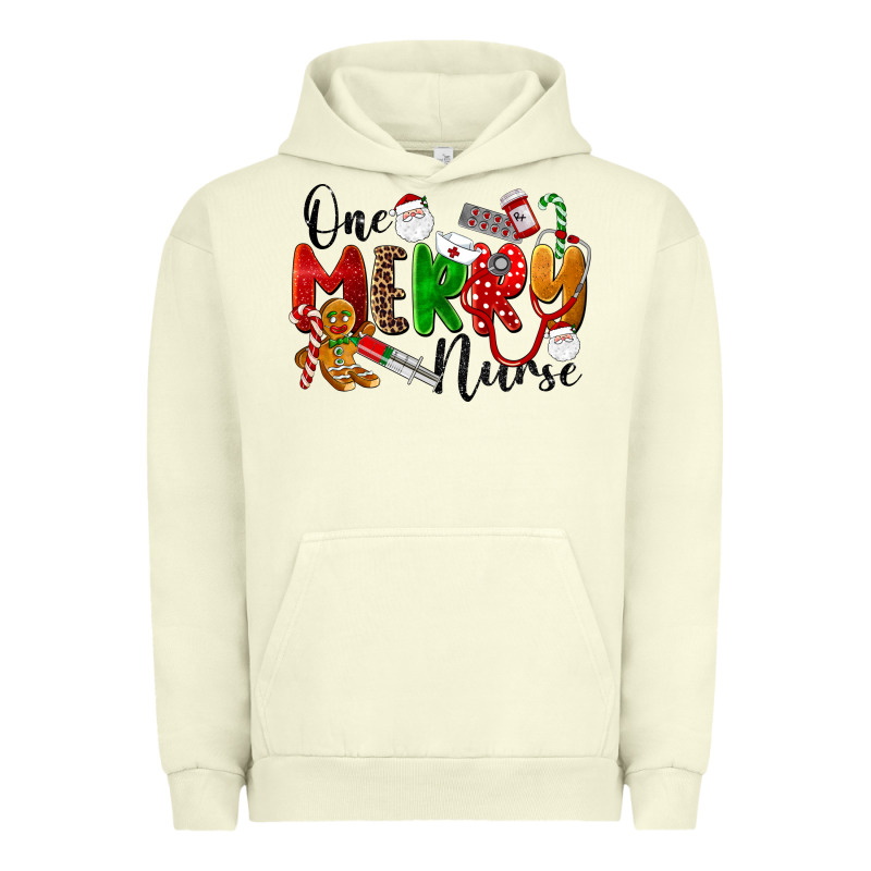 One Merry Nurse Urban Hoodie by LillyAllenDesigns | Teevron
