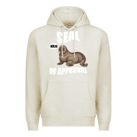 Oatmeal Heather Seal nice Of Approval Premium Hoodie - Bettercallsaul