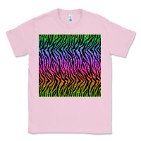 Bubblegum Pink tiger glitter seamless pattern Classic Tee - BundleAndBundleShop