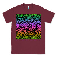 Burgundy tiger glitter seamless pattern Classic Tee - BundleAndBundleShop