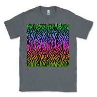 Charcoal Heather tiger glitter seamless pattern Classic Tee - BundleAndBundleShop