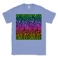 Colony Blue tiger glitter seamless pattern Classic Tee - BundleAndBundleShop