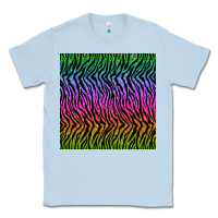 Dusty Blue tiger glitter seamless pattern Classic Tee - BundleAndBundleShop