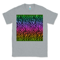 Heather Grey tiger glitter seamless pattern Classic Tee - BundleAndBundleShop