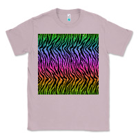 Lilac tiger glitter seamless pattern Classic Tee - BundleAndBundleShop