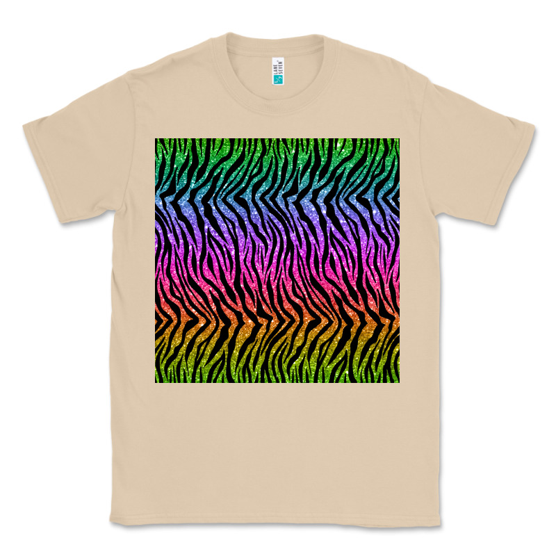 Tiger Glitter Seamless Pattern Classic Tee by BundleAndBundleShop | Teevron
