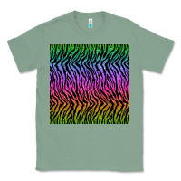Sage tiger glitter seamless pattern Classic Tee - BundleAndBundleShop