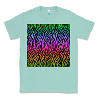 Seafoam tiger glitter seamless pattern Classic Tee - BundleAndBundleShop