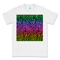 White tiger glitter seamless pattern Classic Tee - BundleAndBundleShop