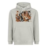Moon Dust cowhide leopard background Heavyweight Hoodie - BarkalooDesign