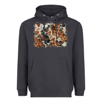 Smoke cowhide leopard background Heavyweight Hoodie - BarkalooDesign