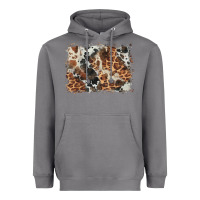 Storm cowhide leopard background Heavyweight Hoodie - BarkalooDesign