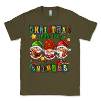 Army Green christmas with my gnomies Classic Tee - FaDigitalArtStudio