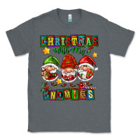 Charcoal Heather christmas with my gnomies Classic Tee - FaDigitalArtStudio