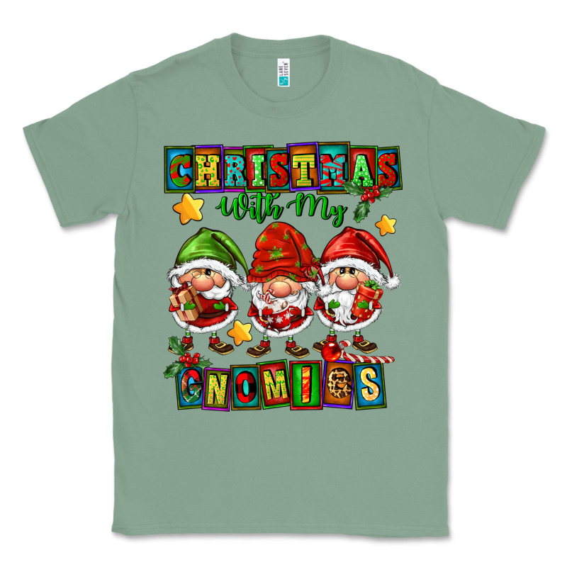Christmas With My Gnomies Classic Tee by FaDigitalArtStudio | Teevron