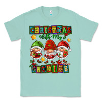 Seafoam christmas with my gnomies Classic Tee - FaDigitalArtStudio