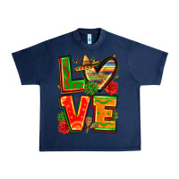 Navy love mexico Urban Heavy Tee - Zillion Design Studio