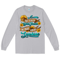Moon Dust she was a wild flower in love with the sunshine Long Sleeve Tee - HRA Design Shop