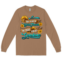 Toasted Coconut she was a wild flower in love with the sunshine Long Sleeve Tee - HRA Design Shop