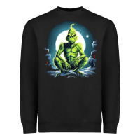 Black Grinch Heavyweight Sweatshirt - Unal Design