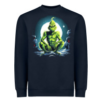 Navy Grinch Heavyweight Sweatshirt - Unal Design