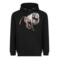 Black baboon Heavyweight Hoodie - LillyAllenDesigns