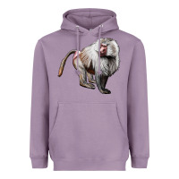 Lavender baboon Heavyweight Hoodie - LillyAllenDesigns