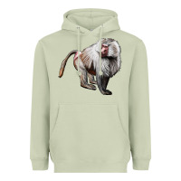 Matcha baboon Heavyweight Hoodie - LillyAllenDesigns