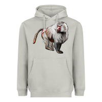 Moon Dust baboon Heavyweight Hoodie - LillyAllenDesigns
