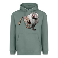 Sage baboon Heavyweight Hoodie - LillyAllenDesigns