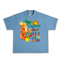 Pebble Blue sunshine and sweet tea Urban Heavy Tee - texasbilliewilder